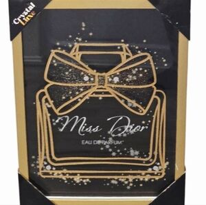 Crystal Luxe Miss Dior Eau de Parfum Framed Wall Decor